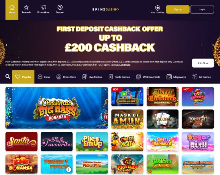 Spinz Casino review