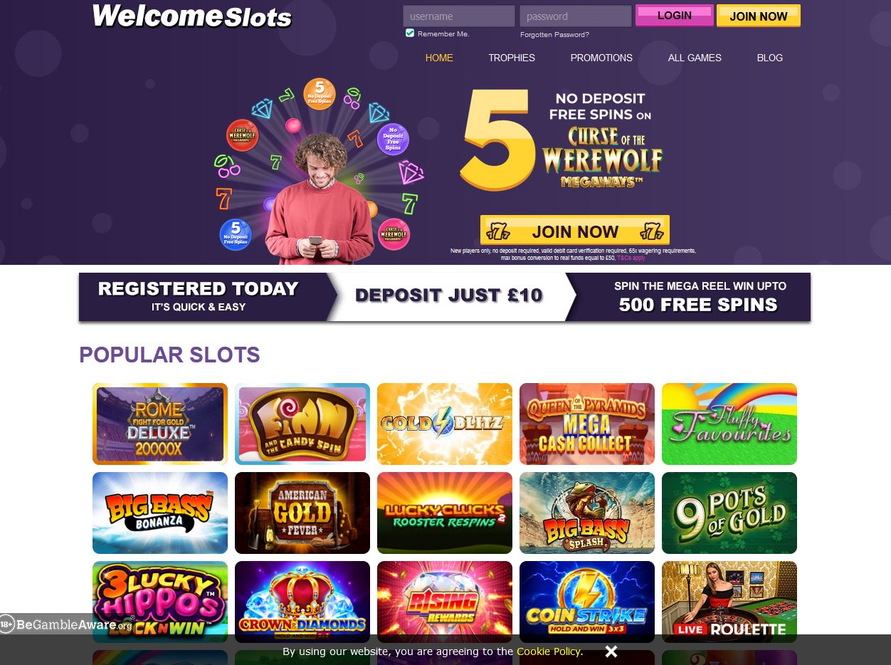 Welcome Slots