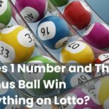 Does 1 Number and The Bonus Ball Win Anything on Lotto?