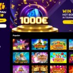 Crazystar Casino Website Screenshot